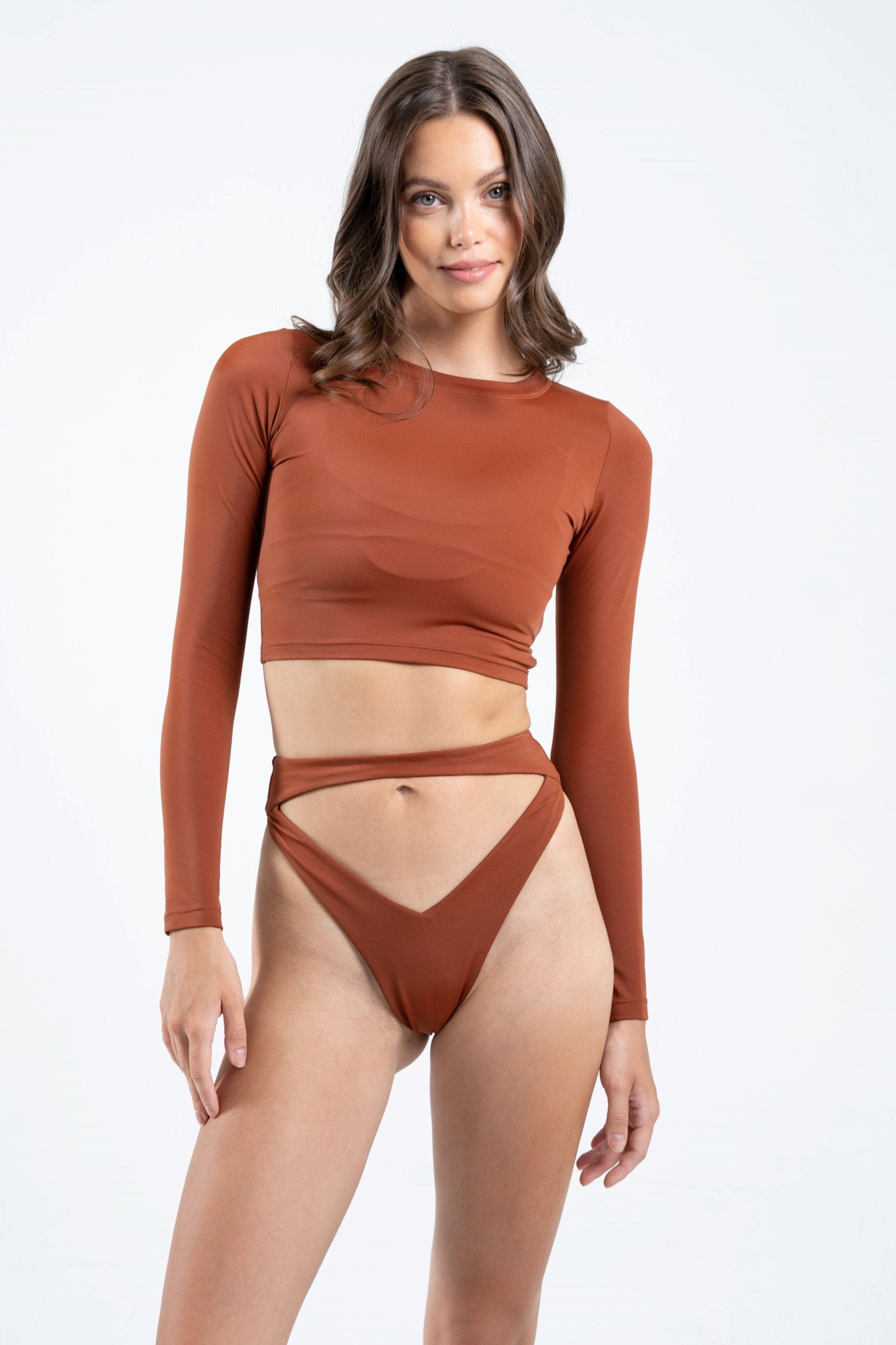 Sunshield top - terracotta – Sunsitiva